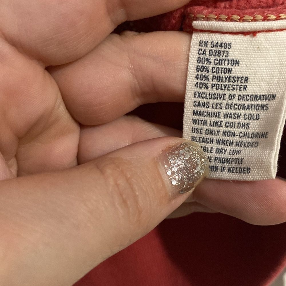 American Eagle Zip Up Hoodie Dark Coral Size M - Picture 4 of 5